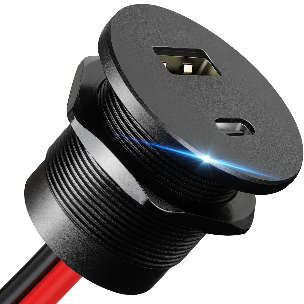 AER-CamperXlite Aluminium 12VCC Prise De Chargeur USB C De Caravane 24w Double Charge Rapide Qc 3 0 Et Pd 3 0 Adaptateur Pour Camping Car Remorque Camion Bateau 1 Piece AER-CamperXlite Aluminium 12VCC Prise De Chargeur USB C De Caravane 24w Double Charge Rapide Qc 3 0 Et Pd 3 0 Adaptateur Pour Camping Car Remorque Camion Bateau 1 Piece