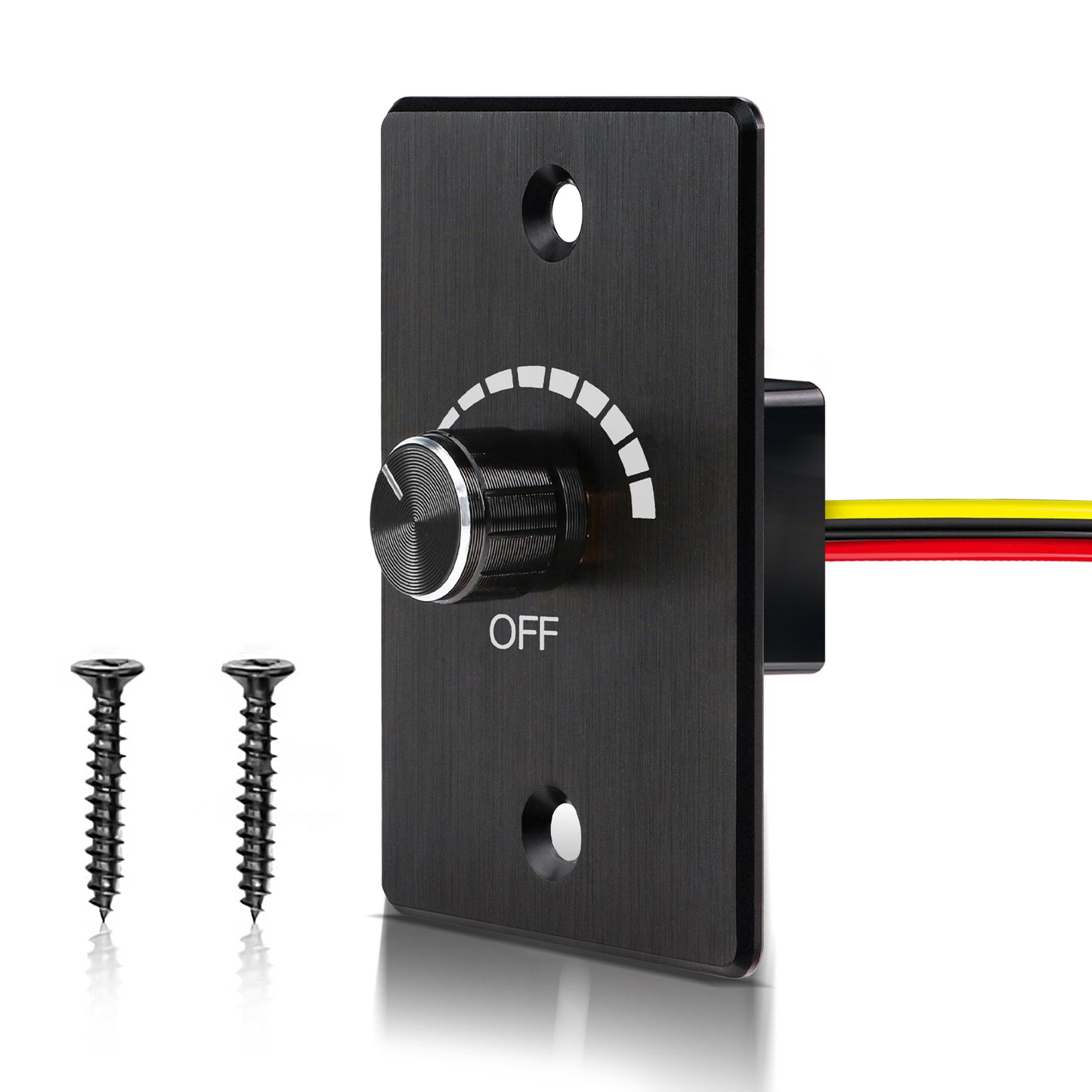 12-24V Dimmer Light Switch Caravan, Aluminum PWM Rotary Dimmer Works with 12V Dimmable Lights